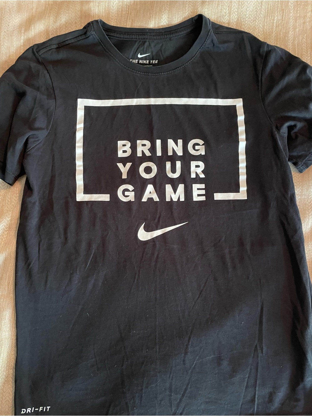 Nike Black "Bring Your Game" Dri-FIT T‑Shirt and Nike shorts bundle